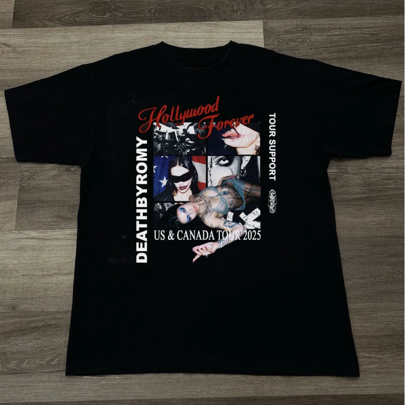 DEATHBYROMY – HOLLYWOOD FOREVER US & CANADA TOUR 2025 T-shirt