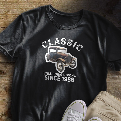 40th Birthday Gift T Shirt Present Idea for Men Age 40 Years Old Classic Tshirt