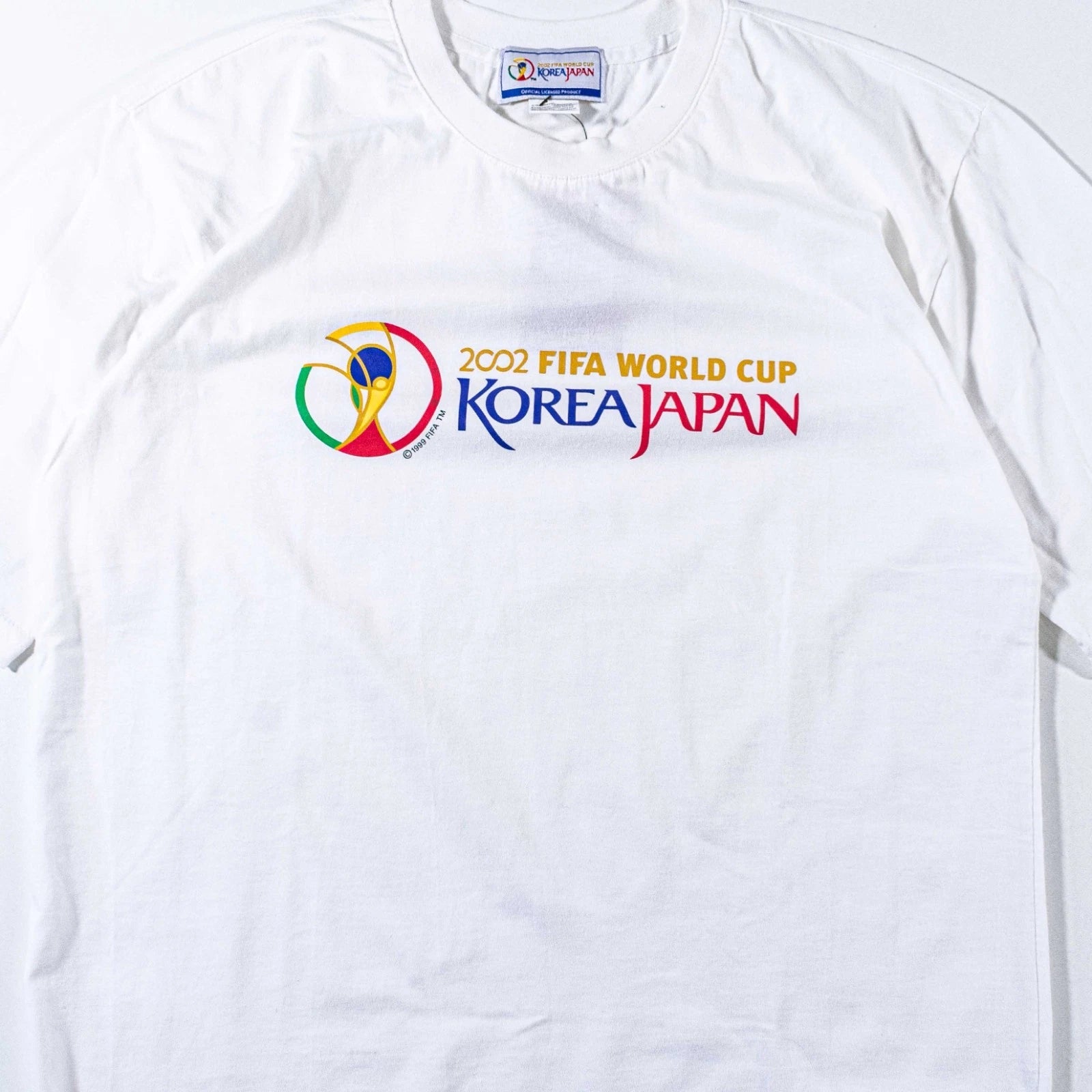 Vintage 2002 World Cup Korea Japan T Shirt Medium Promo Soccer Graphic Tee Y2K