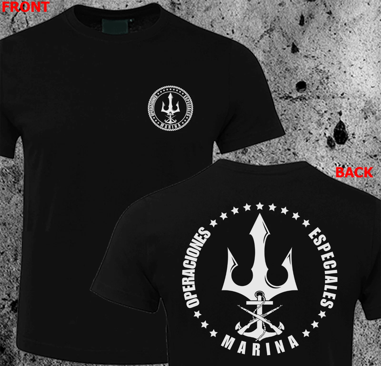 New Mexico Navy Marina Special Operations Forces Operaciones Especiales T-shirt