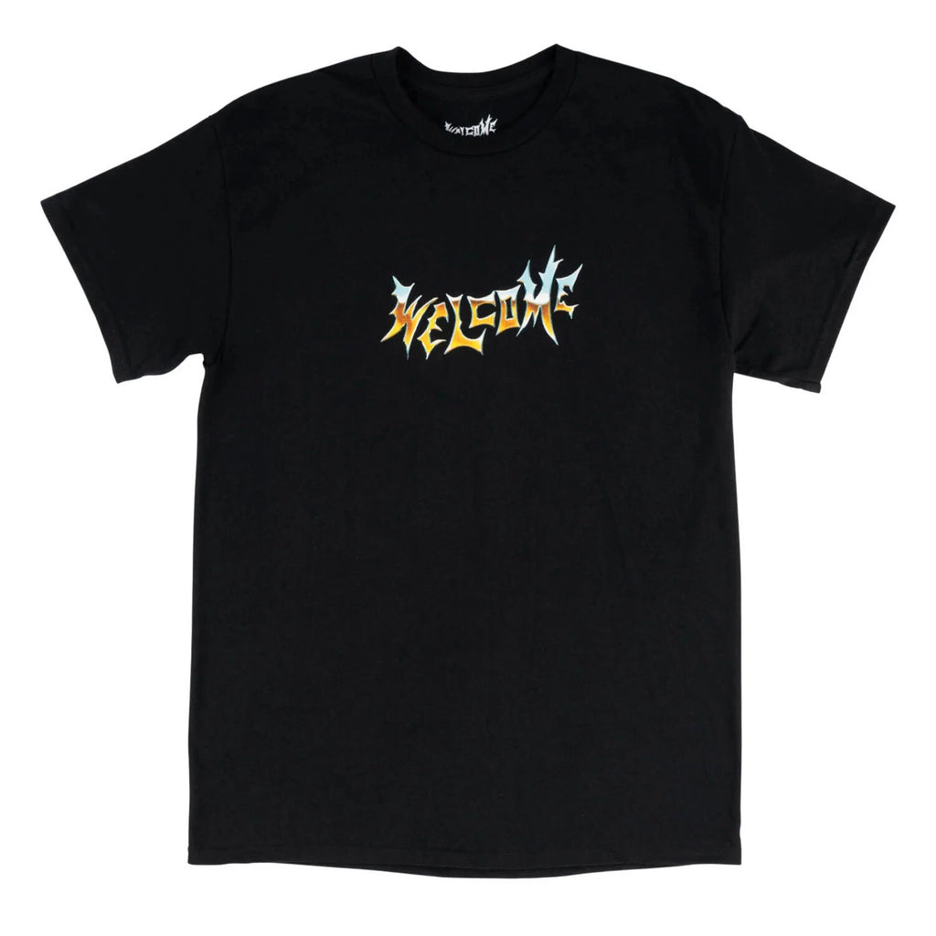 Welcome Skateboards Shirt Chrome Vamp Black/Desert