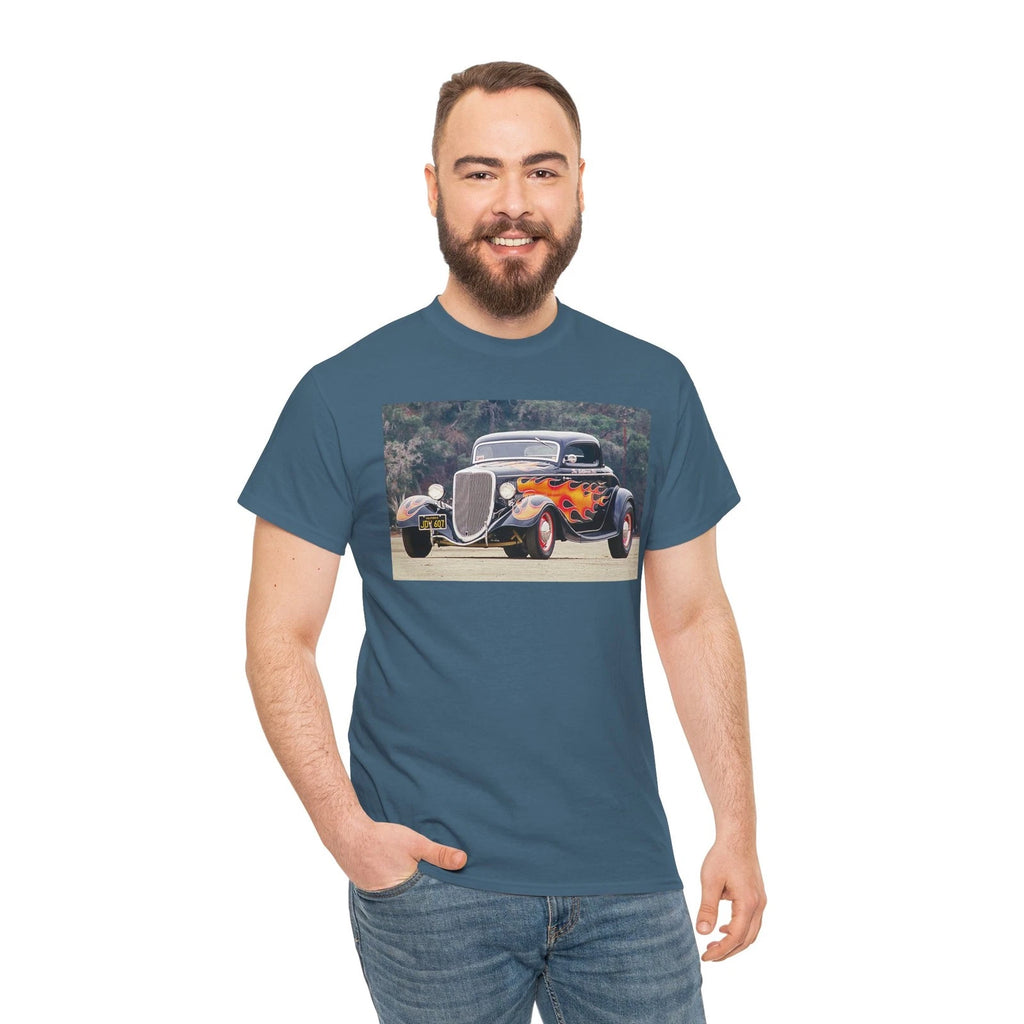 The California Kid, 34 Ford Coupe, Flame paint job, Hopped Up, Hot Rod