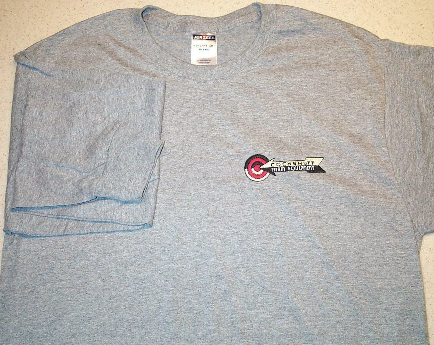 Cockshutt Logo Embroidered Mens Long Sleeve T-shirt (3 colors)