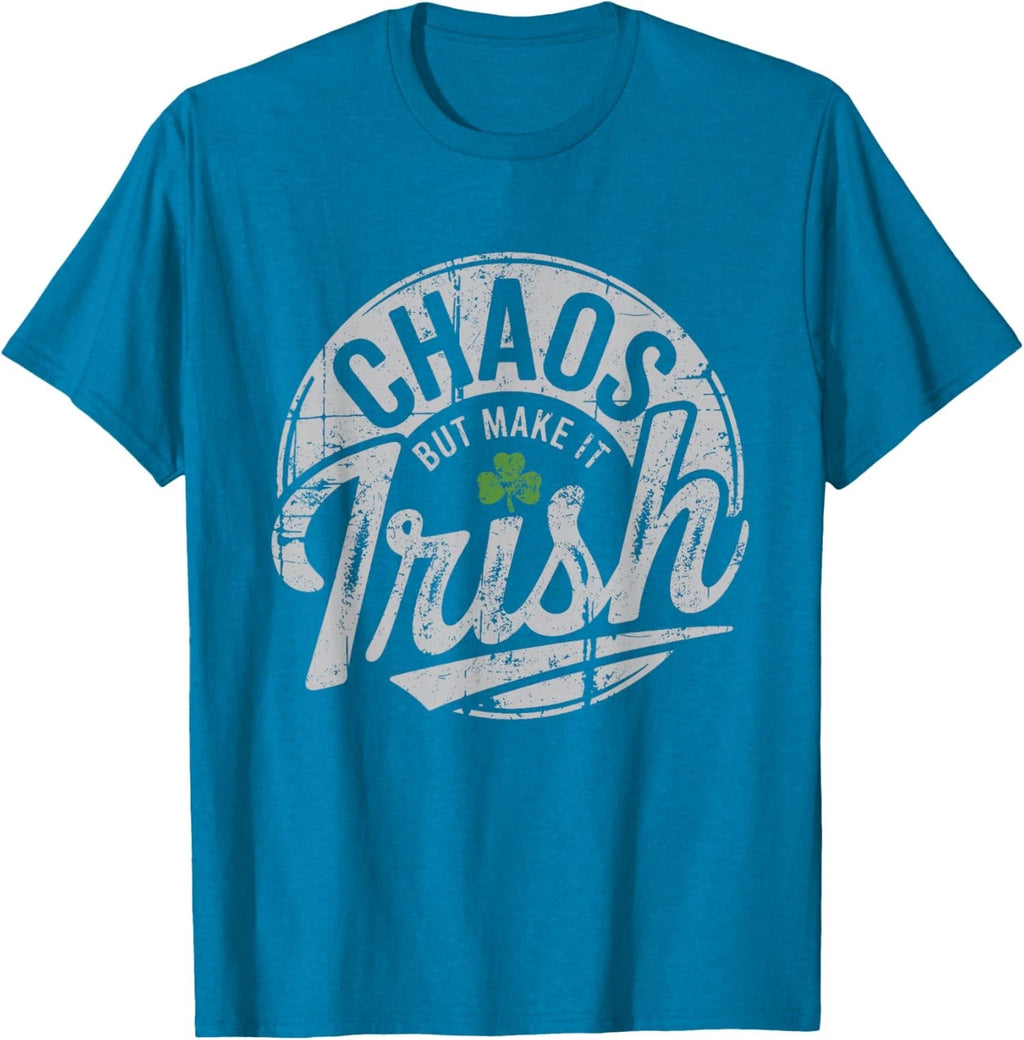 Irish Chaos Lucky Clover Party Vibes Unisex T-Shirt