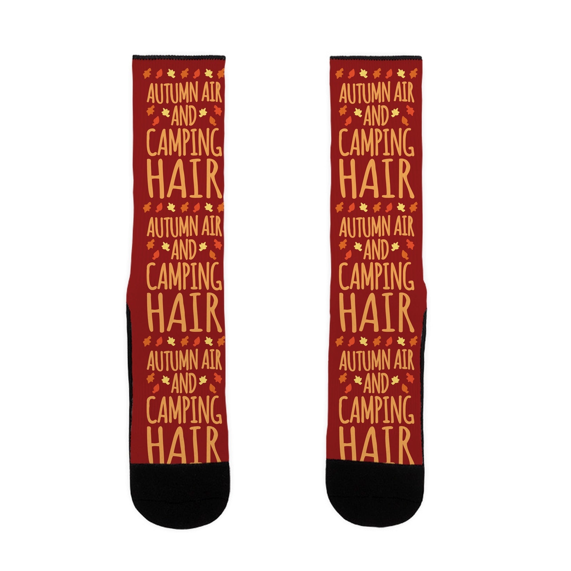 Autumn Air And Camping Hair Socks