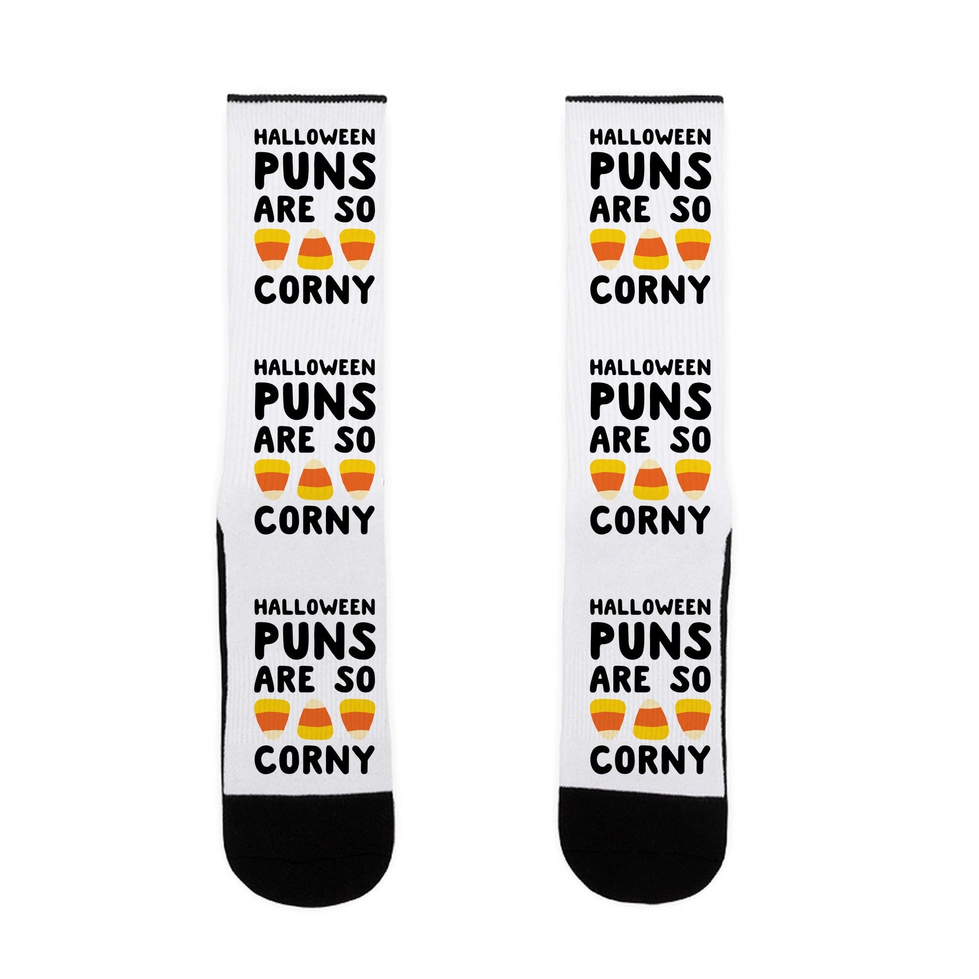 Halloween Puns Are So Corny Socks