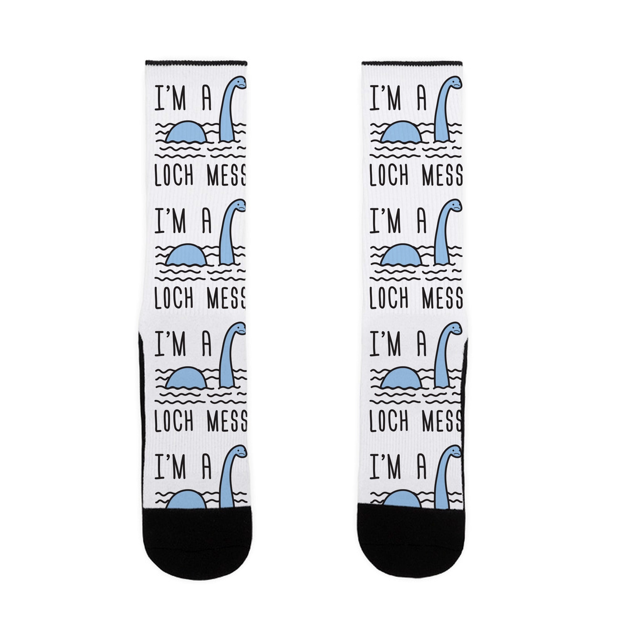 I'm A Loch-Mess Nessie Socks
