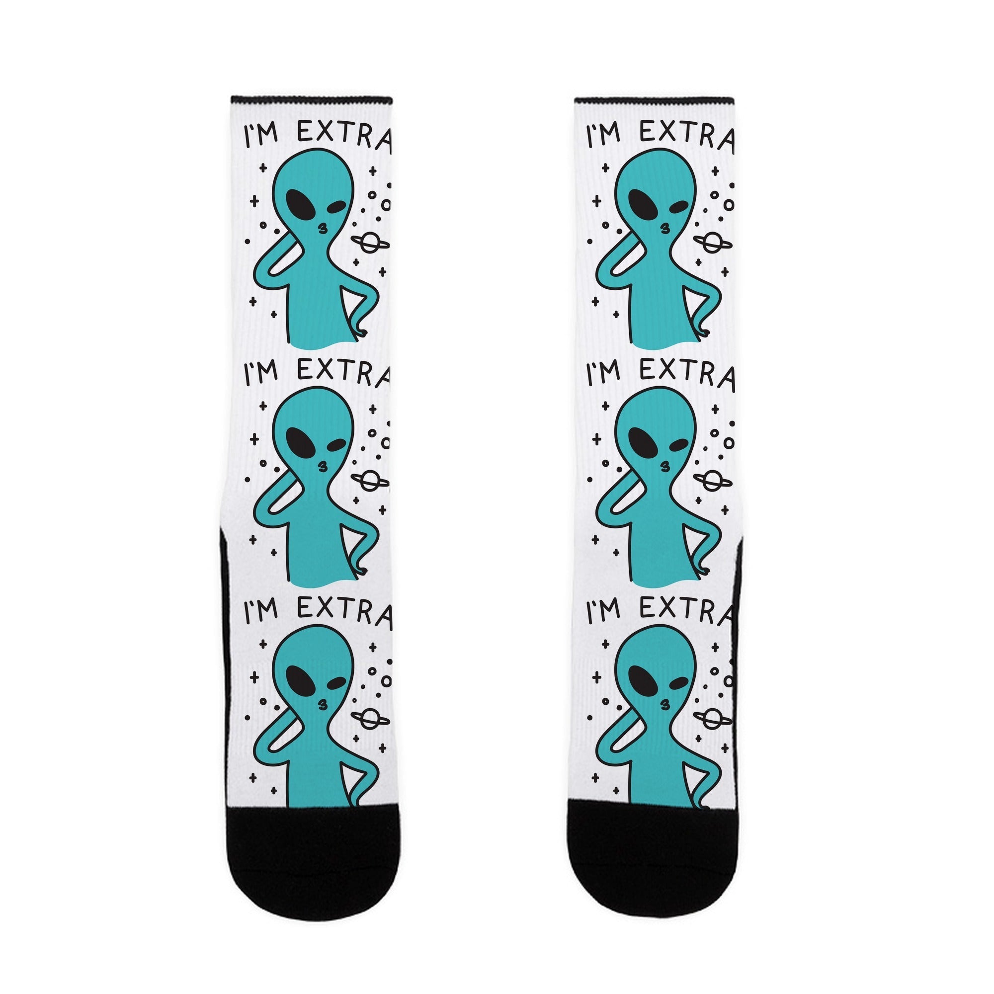 I'm Extra Alien Socks
