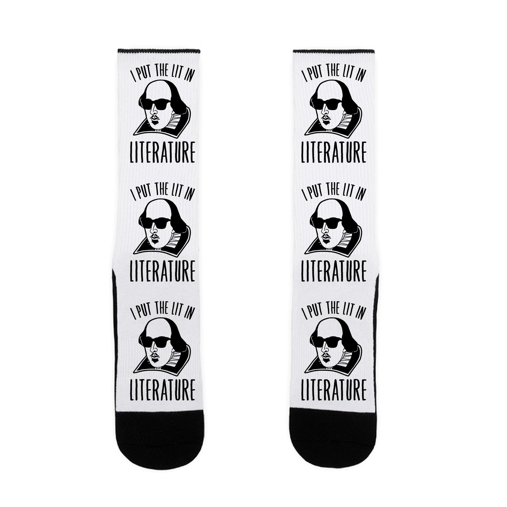I Put The Lit In Literature Socks