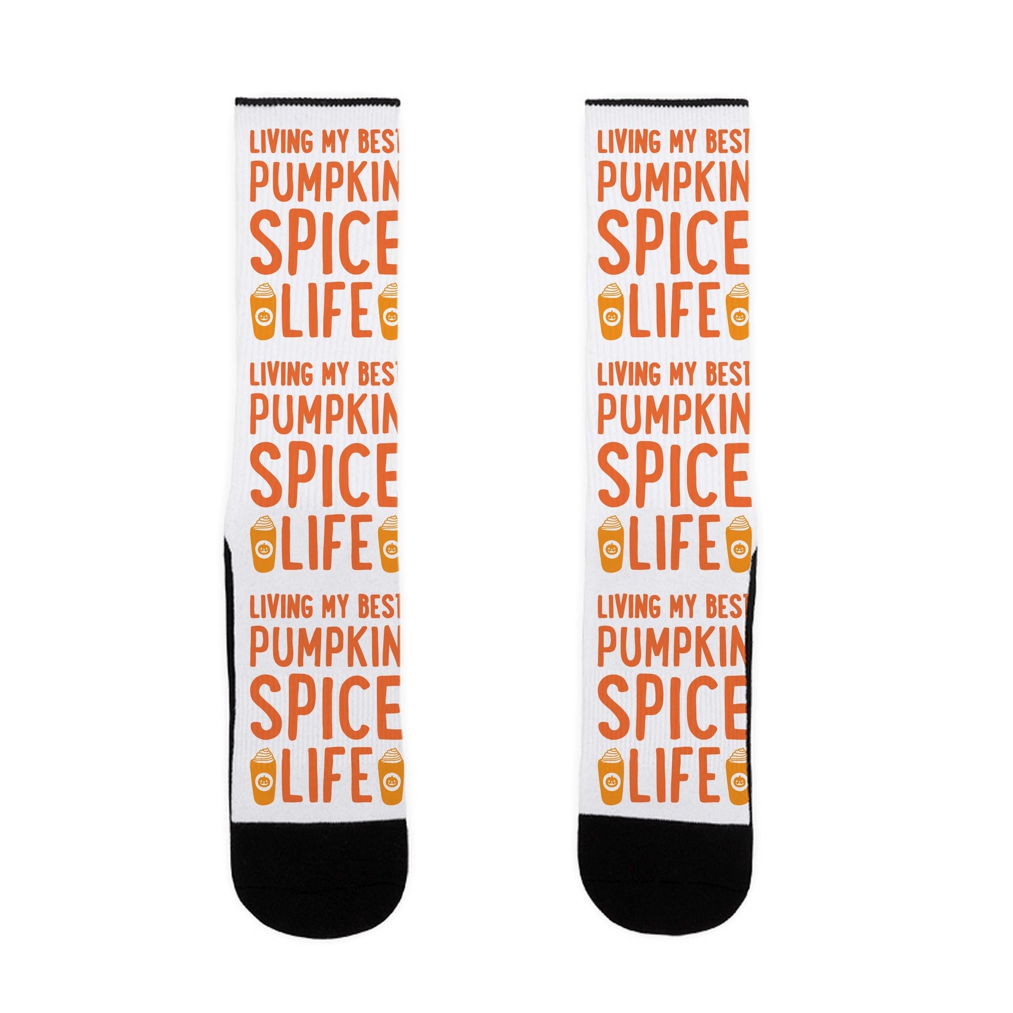 â€¨Living My Best Pumpkin Spice Life Socks