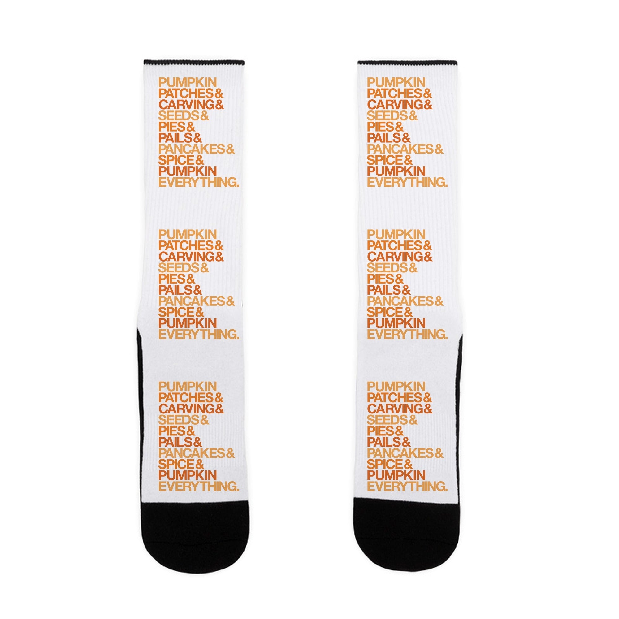 Pumpkin Patches & Carving & Pumpkin Everything Socks