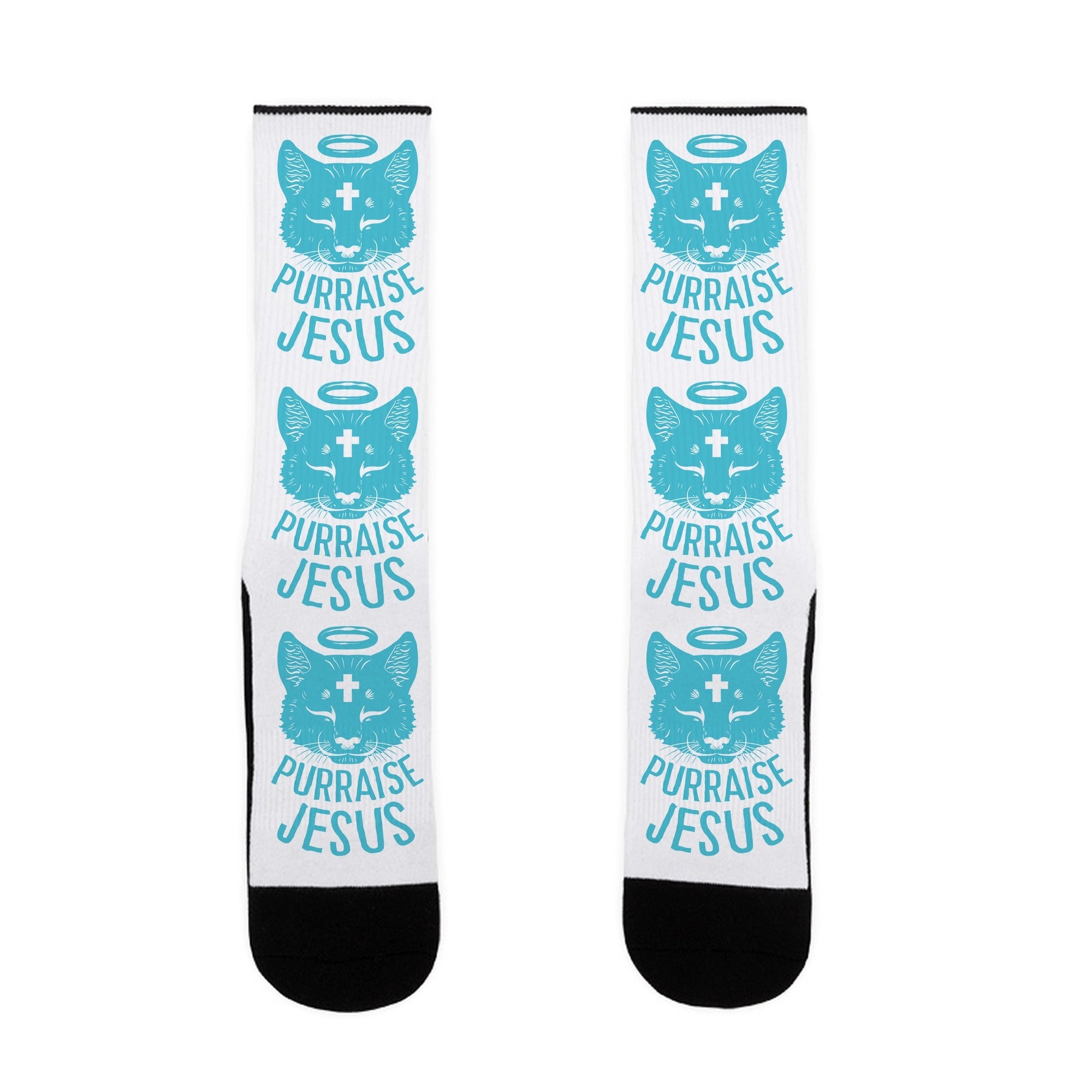 Purraise Jesus Socks