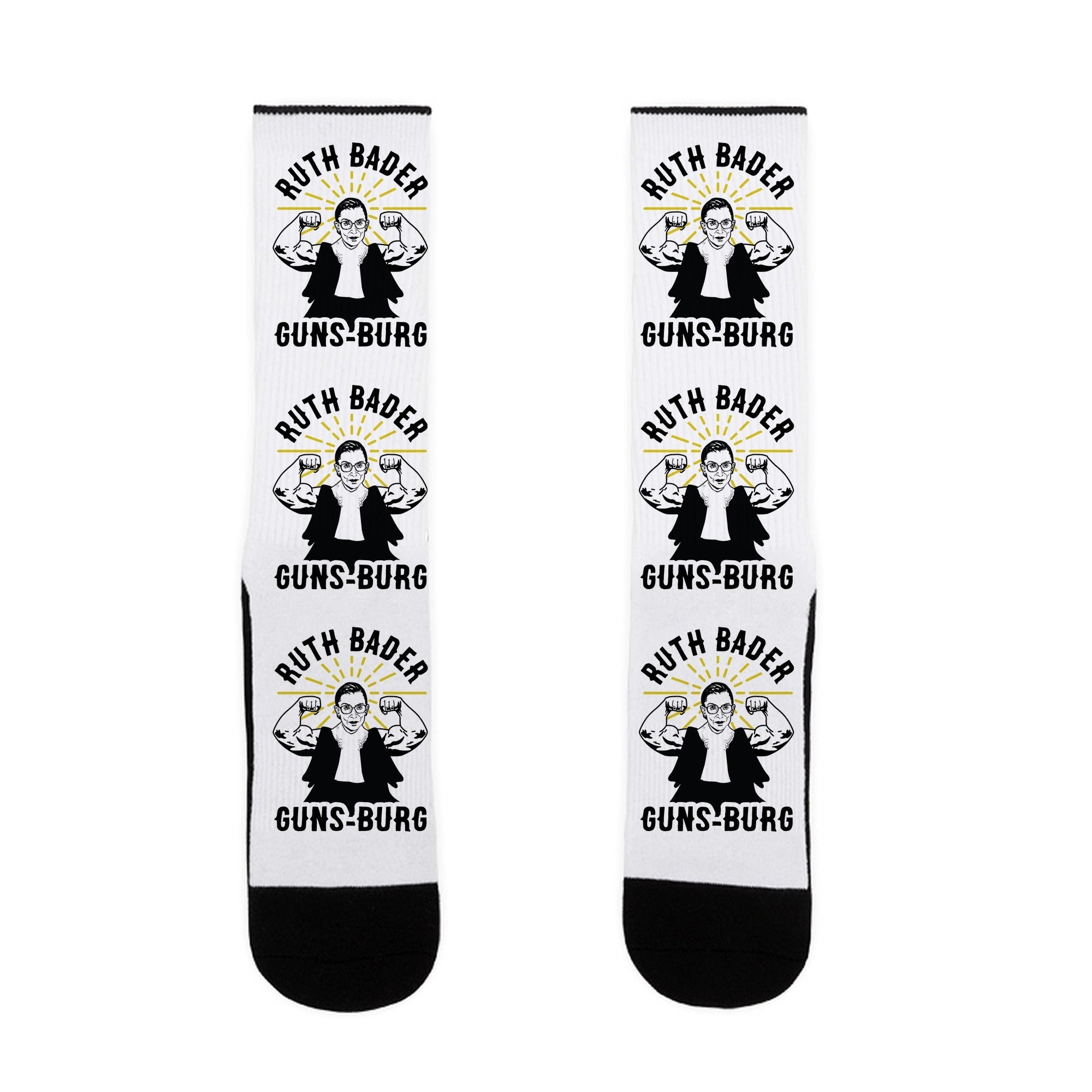 Ruth Bader Guns-Burg Socks