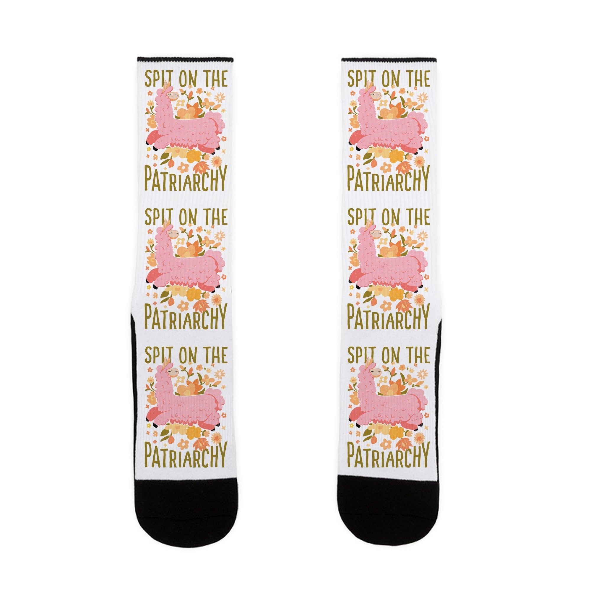 Spit on The Patriarchy Socks