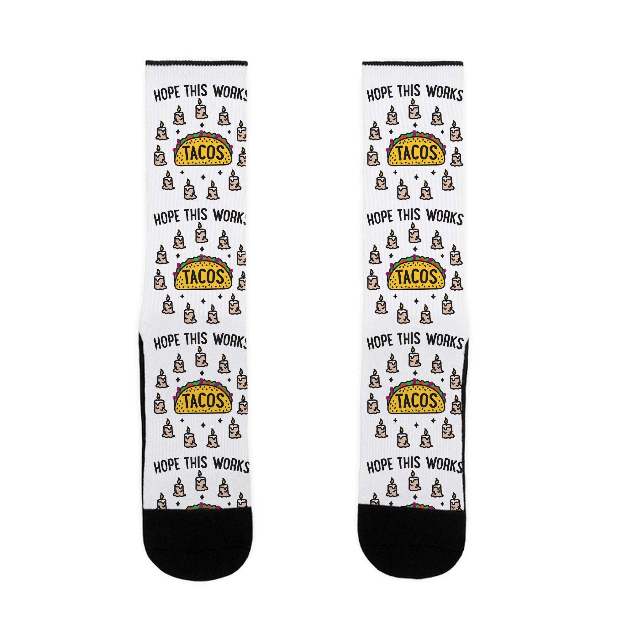 Tacos Summoning Circle Socks