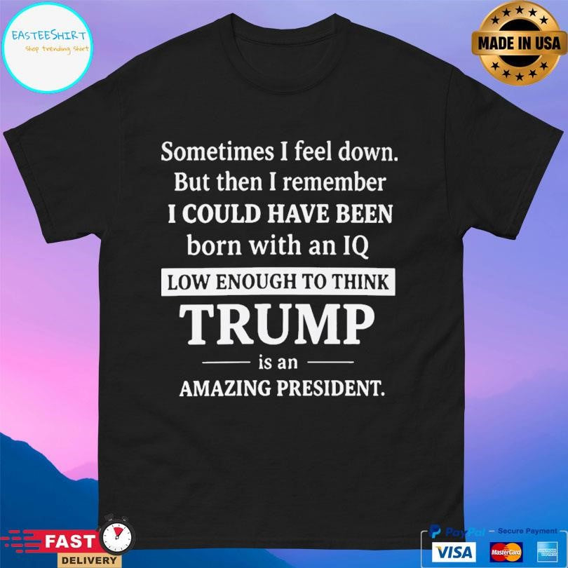 Sometimes I Feel Down I Could Have Been Trump Shirt