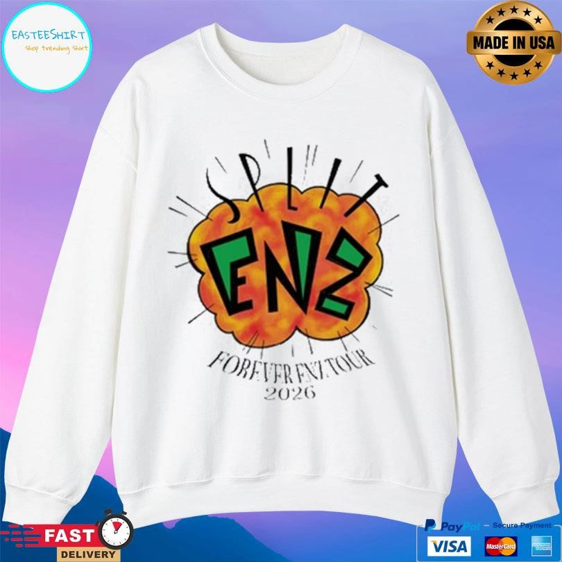 Split Enz Split Enz Explosion Ringer Shirt