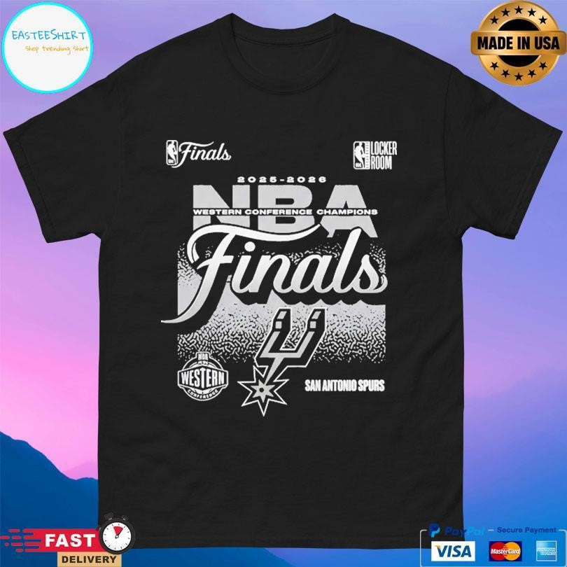 Spurs 2026 Conference Finals Champions Locker Room Shirt