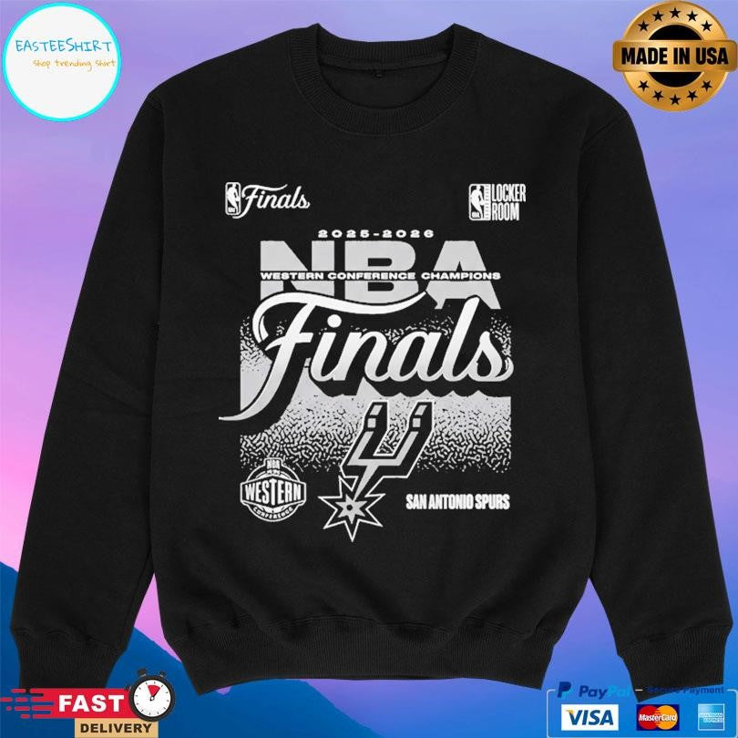 Spurs 2026 Conference Finals Champions Locker Room Shirt