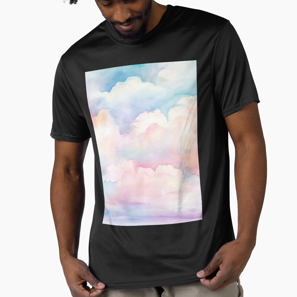 So softtttt pastel clouds water color painting. by PawinaK
