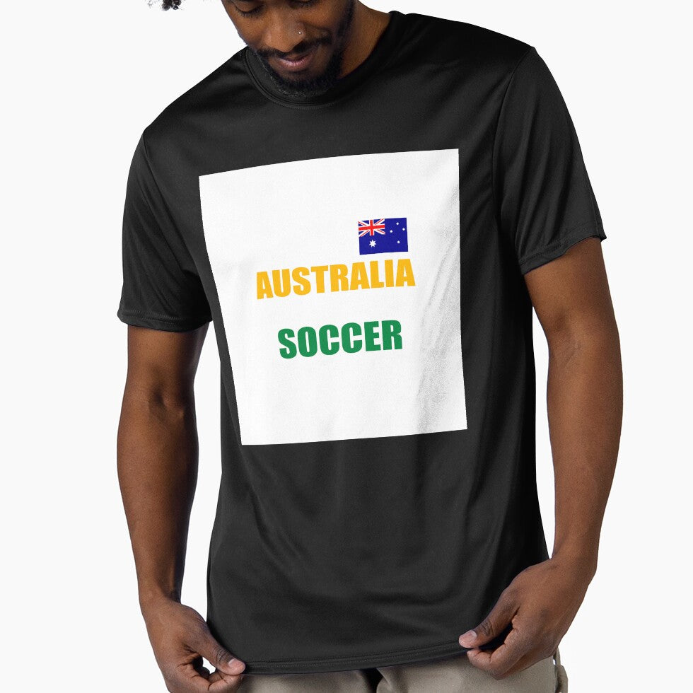 Australia Soccer Shirt – Green and Gold Fan Tee | Uncle Jichuan by Uncle-Jichuan