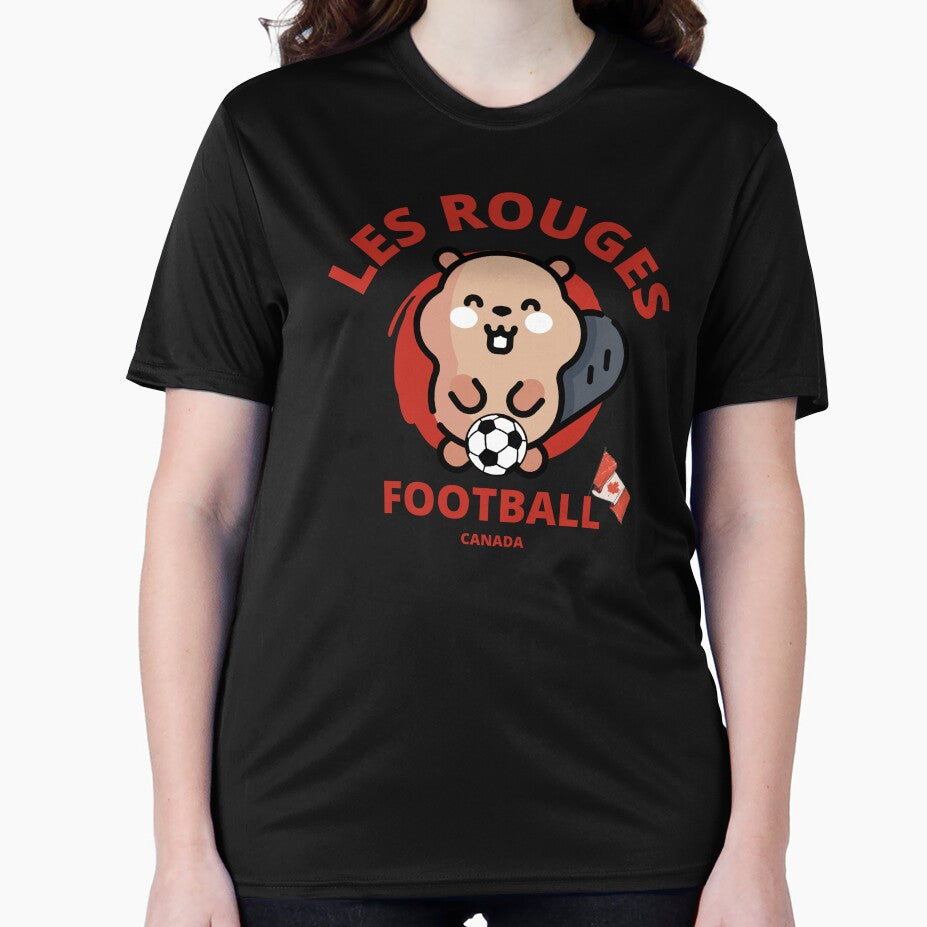 Les Rouges-Canada Team Jersey-Retro Style-Kids Soccer-2022 Qatar-CANMNT-CANWNT by SighFly52