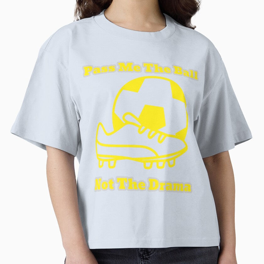 Pass Me the Ball Not The Drama Soccer Women’s Girls Football Boot Cleat by WhackingTax