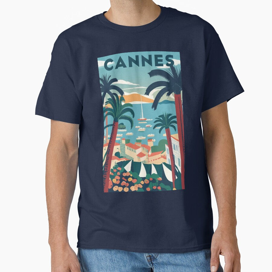 A Vintage Travel Art of Cannes - France by GoodOldVintage