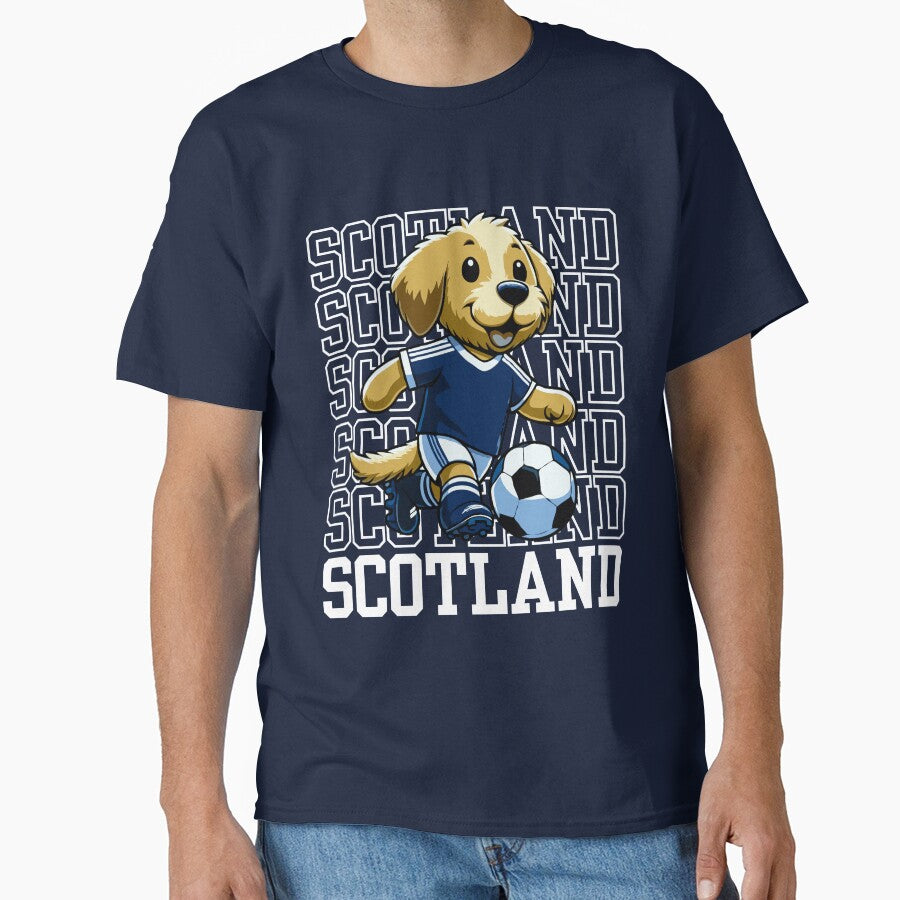 Dog Playing Football | Scotland Edition by McThingummy