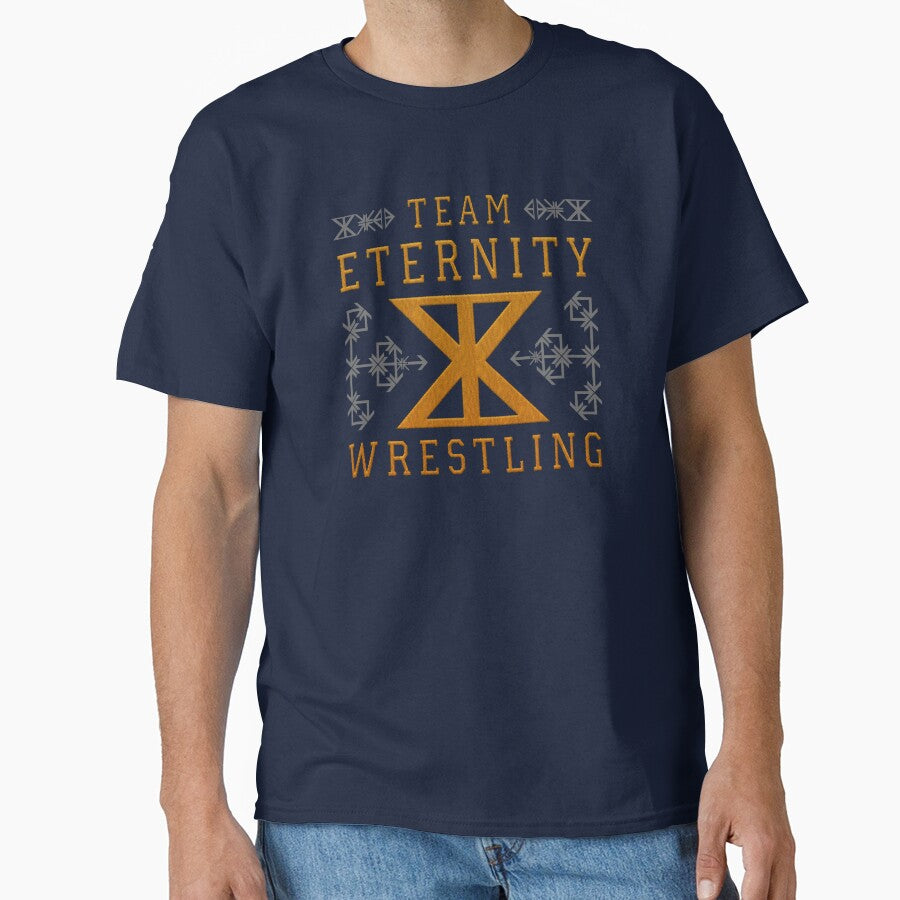 geometric varsity sports wrestling team - embroidery iron patch textured graphic artwork by hayrpictures