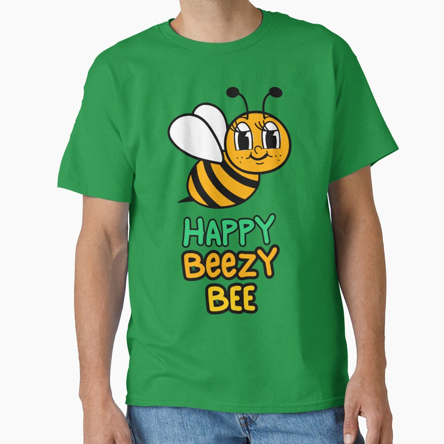 Happy Beezy Bee short sleeve onesie by Belle Treasure Chest by Luetta  Stuger- Fleming