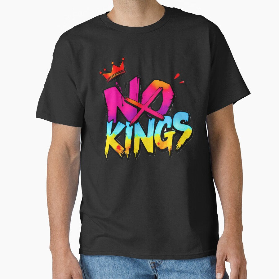 No Kings - Bold Graffiti Statement by DreamsArtwear