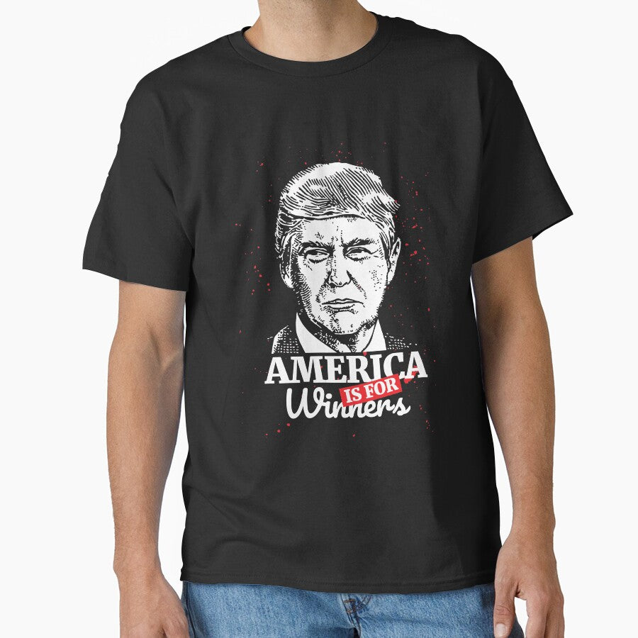 America is for Winners T-Shirt for Men and Women by AllStarMerch