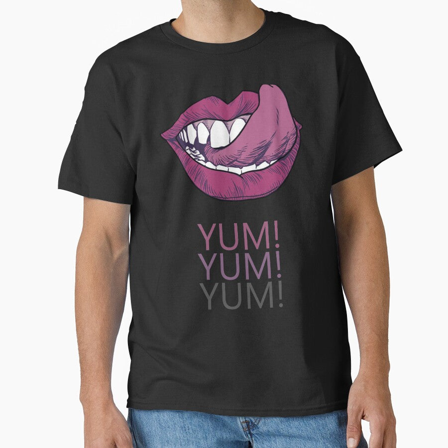 Yum Yum Unisex T-shirt by MercyArtStore