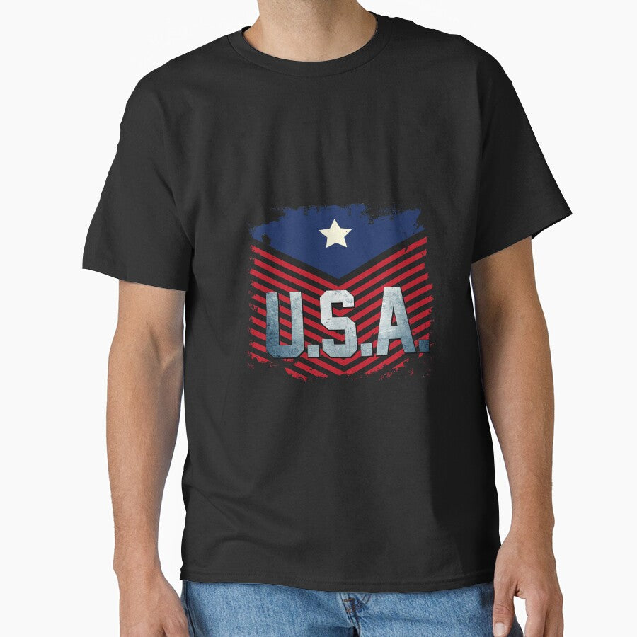 USA T-Shirt for Men and Women by AllStarMerch