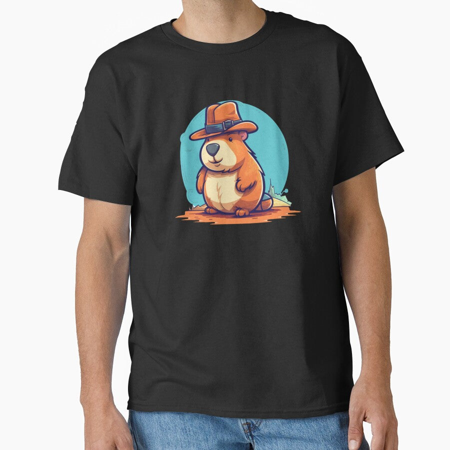 cowboy capybara by Edszart