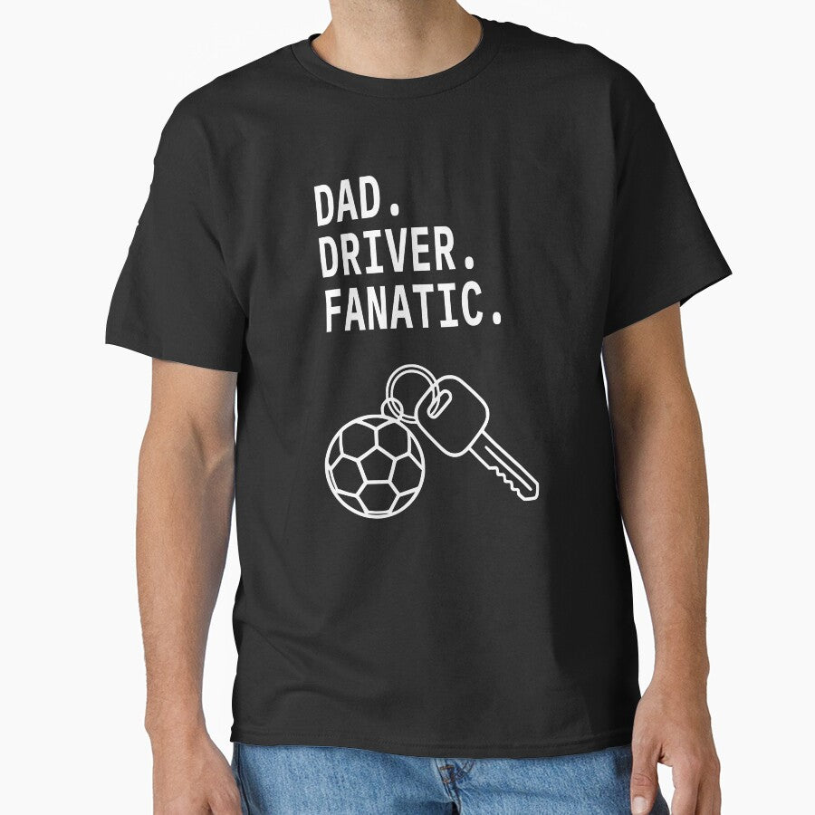 Dad Driver Fanatic Soccer Dad Minimalist Design by AnnSign