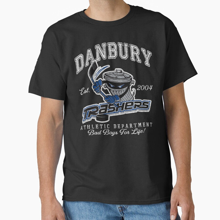 Danbury Trashers Ice Hockey Vintage by Alema Art
