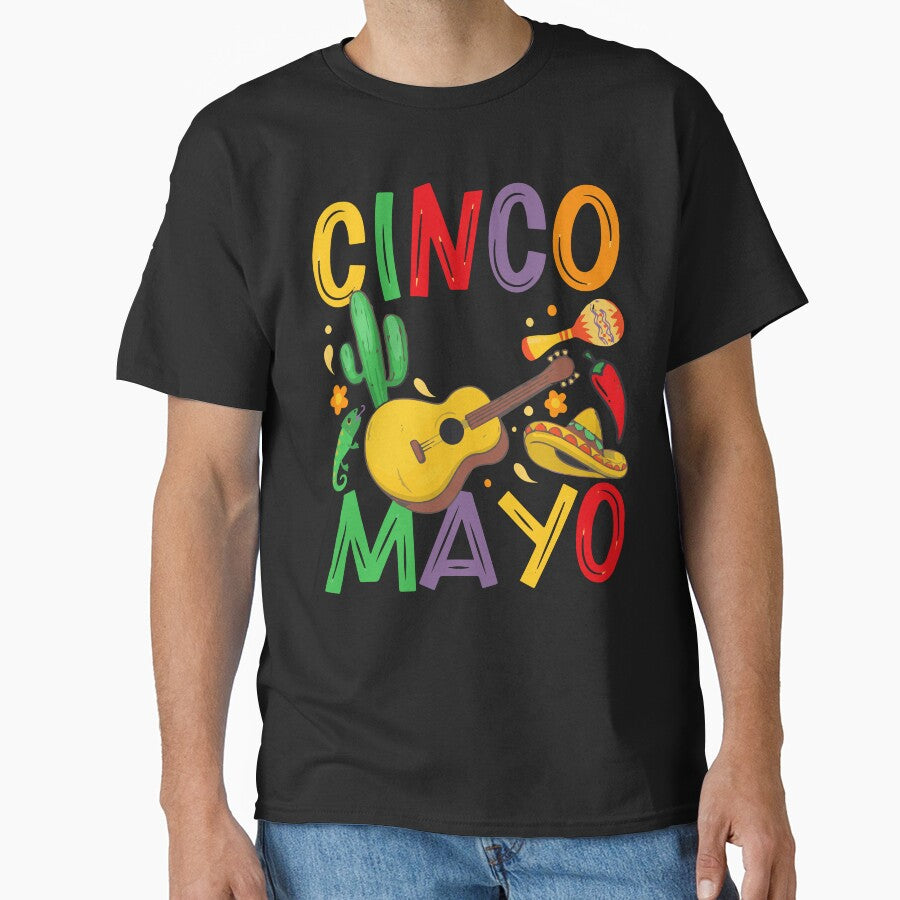 Cinco De Mayo Long Sleeve T-Shirt by Mega Foo