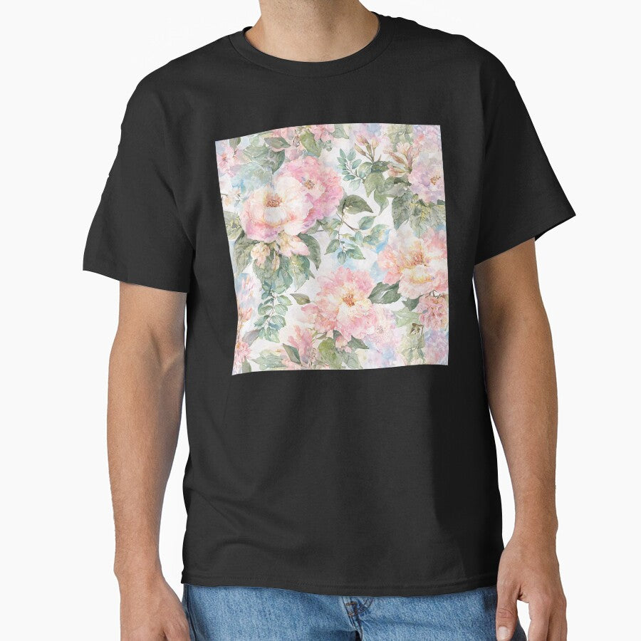 Soft Watercolor Vinatge Floral Pattern by SeamPix