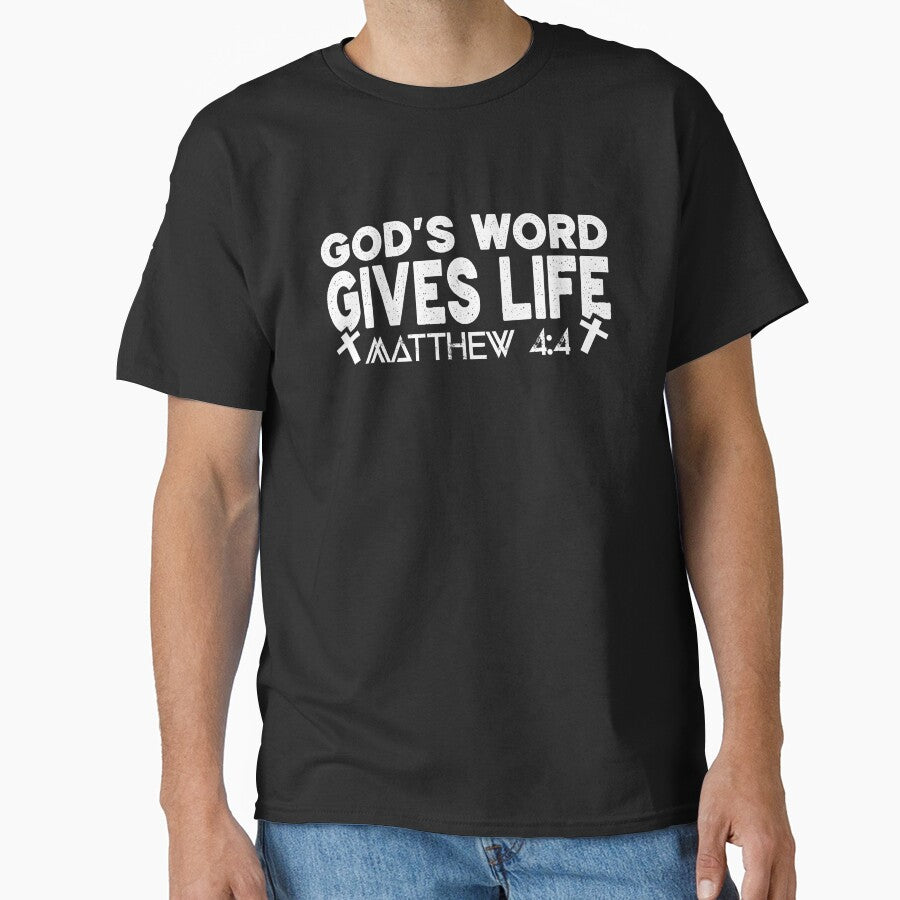 God’s Word Gives Life – Matthew 4:4 Inspiration by The Junto Shop