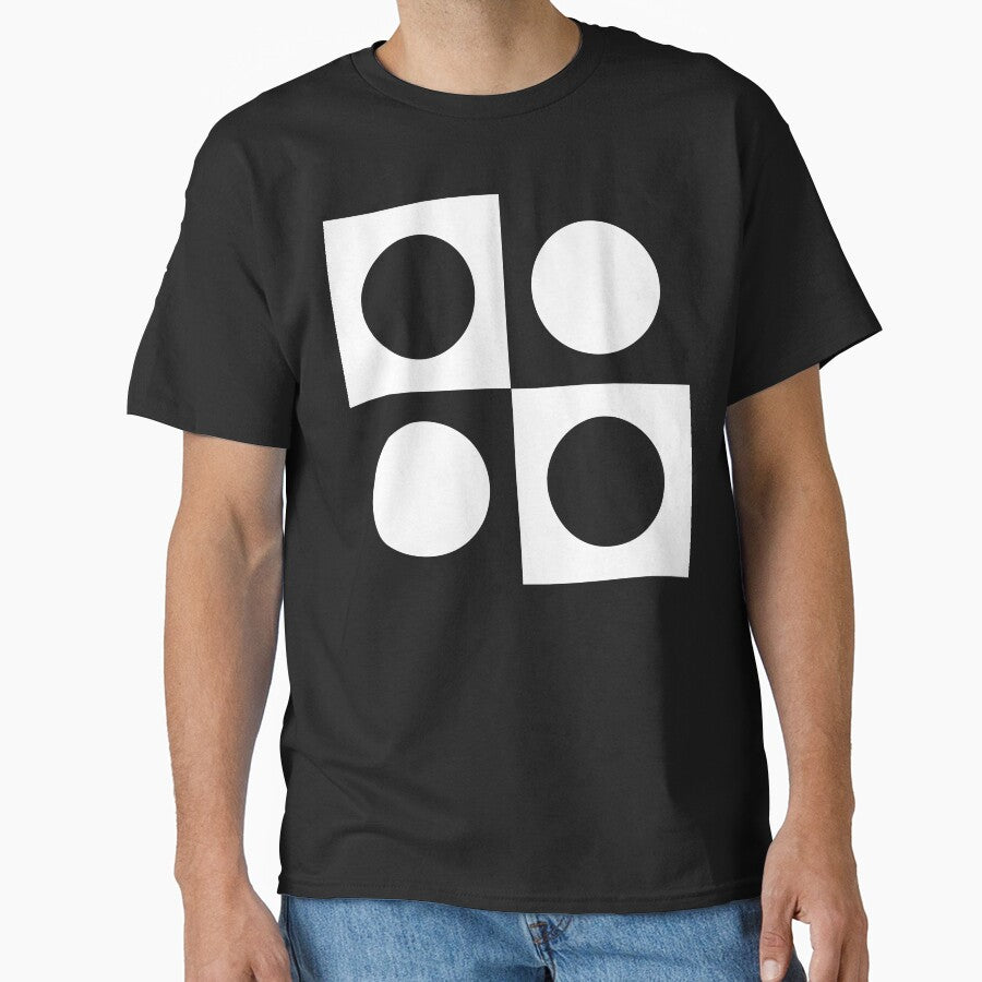 Black and White Circle Checker Pattern by innocentadverse