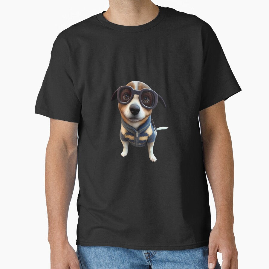 PUPPY WITH GLASSES by DogsLife81