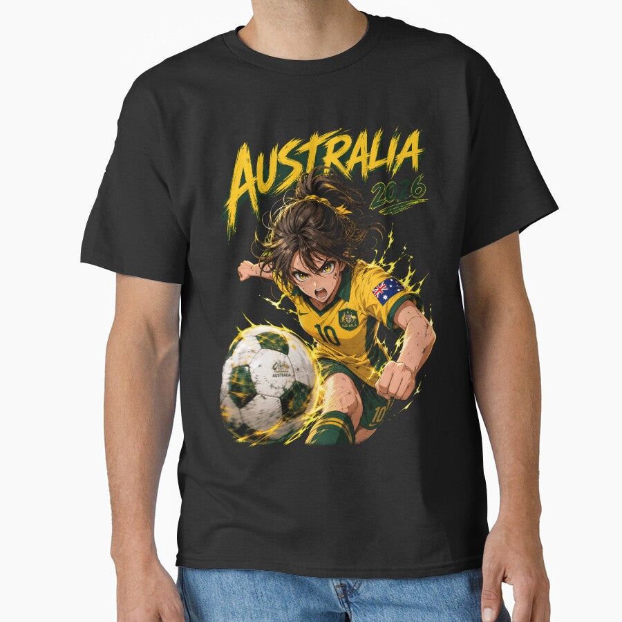 Australia Soccer Anime Girl: World Cup 2026 Striker by Senpai Syndicate