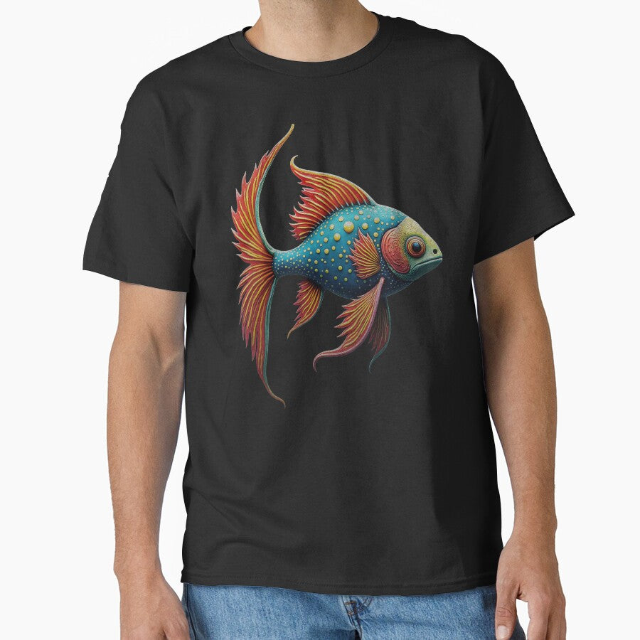 Abstract alien goldfish by AwesomeBeyondLimits