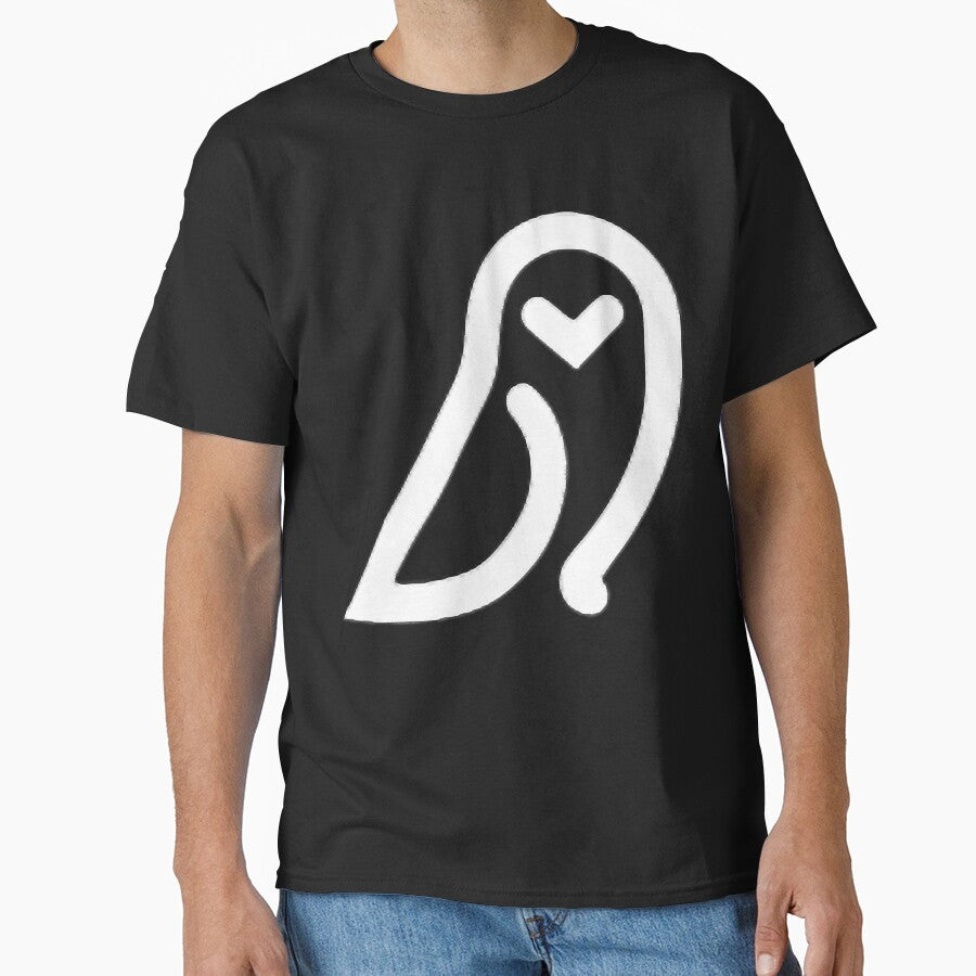 Casual Owl Symbol T-Shirt by jadynbennionv