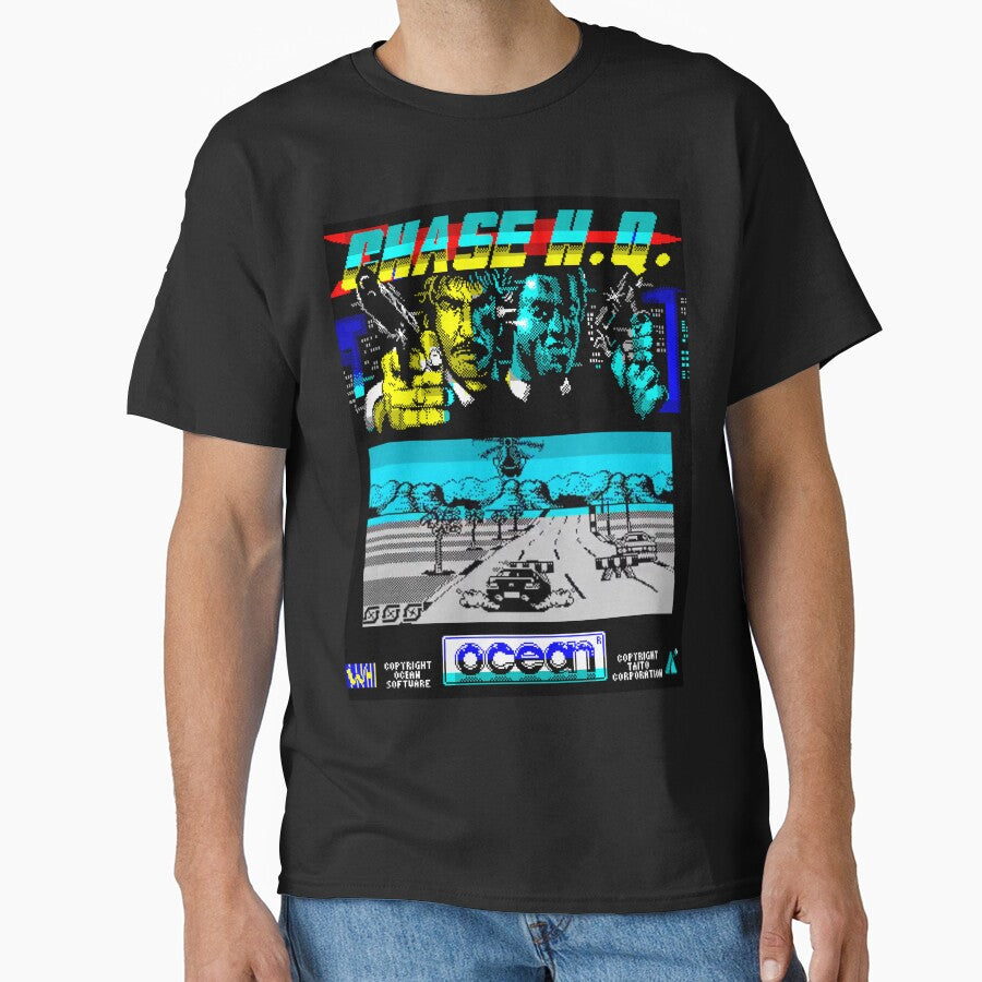 Ocean Software's Chase HQ TShirt ZX Spectrum by harbonaut