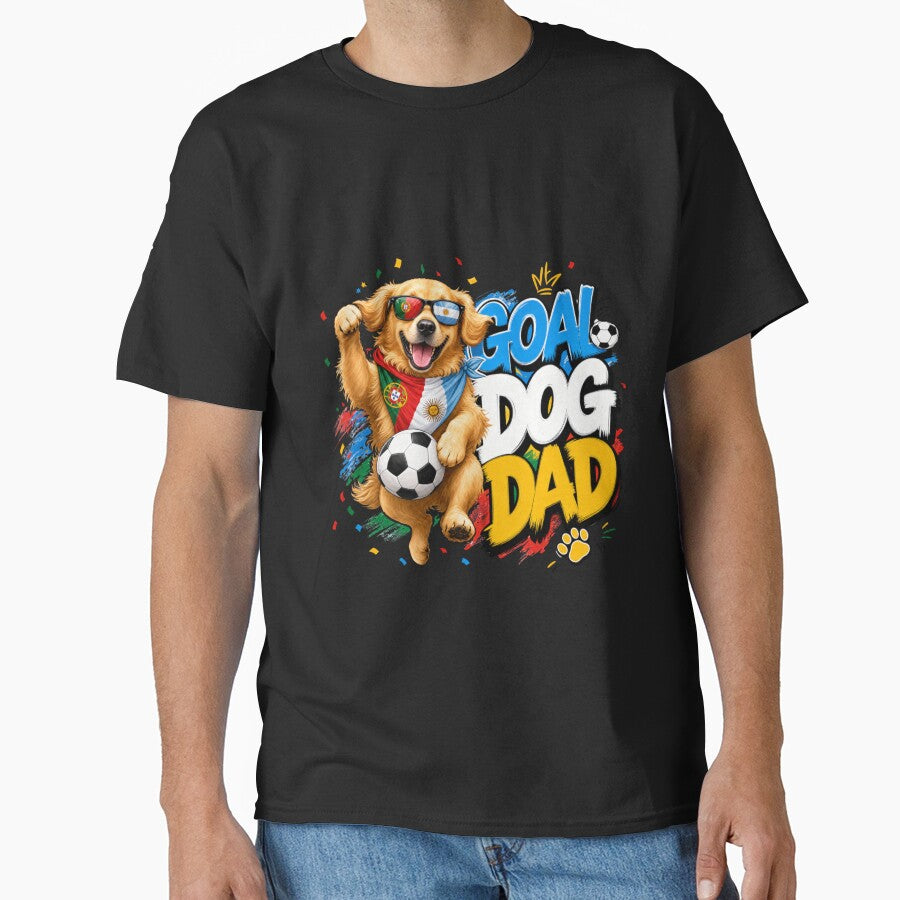 Goal Celebration Golden Retriever Dog Dad Kawaii World Cup 2026 by Ashley critters