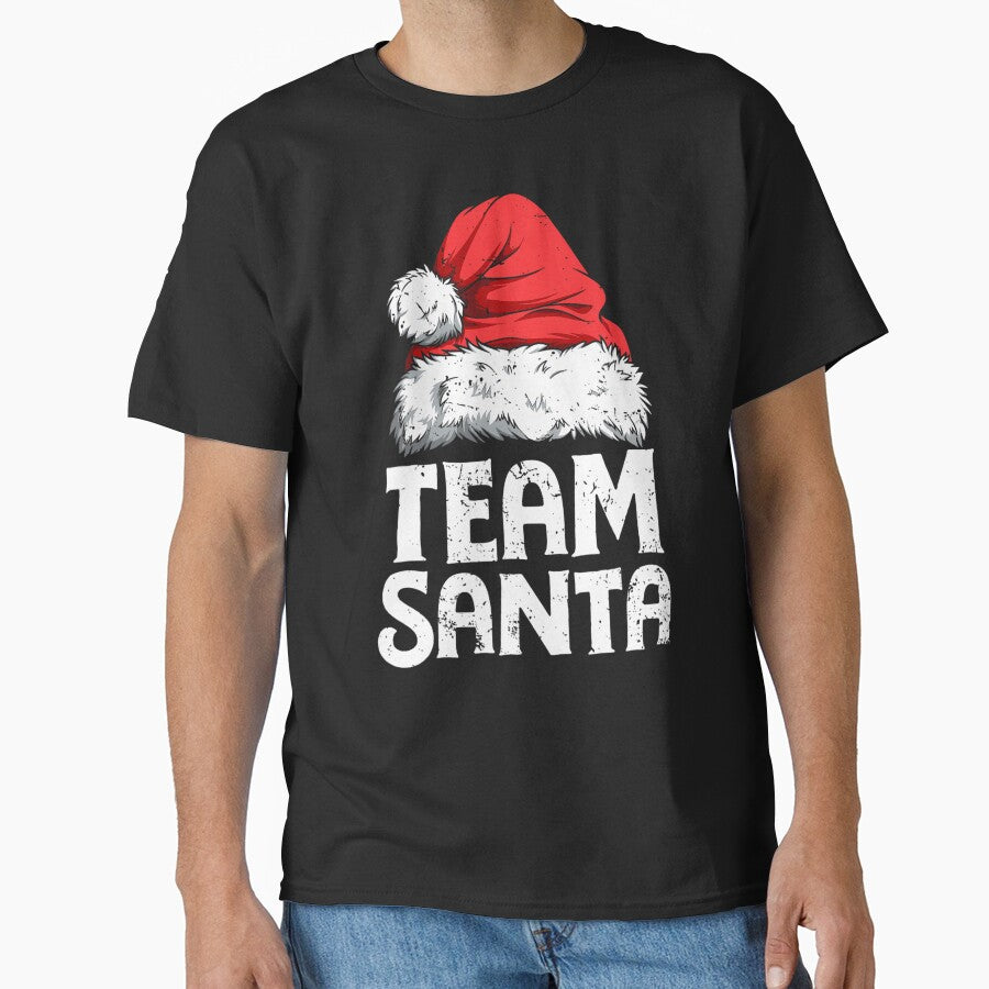 Team Santa Christmas Squad Family Matching Pajamas 	 	 Short Sleeve by fajlalorgief