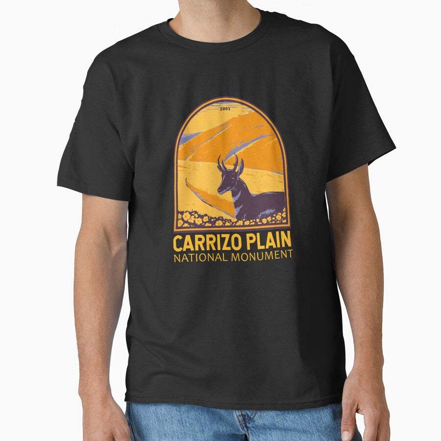 Carrizo Plain National Monument California Emblem by KrisSidDesigns